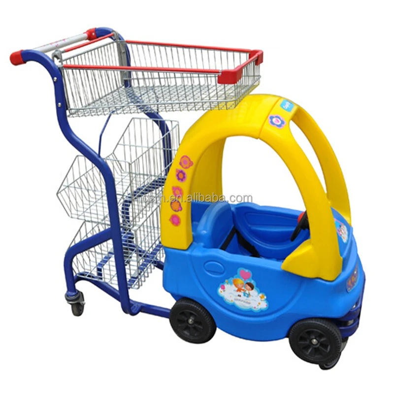 kids plastic shopping trolley