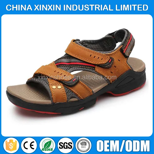 pure leather sandals for men