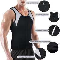 

Sauna vest sweat waist men weight loss sauna body shaper trainer belt suit brazilian mens waist trainer