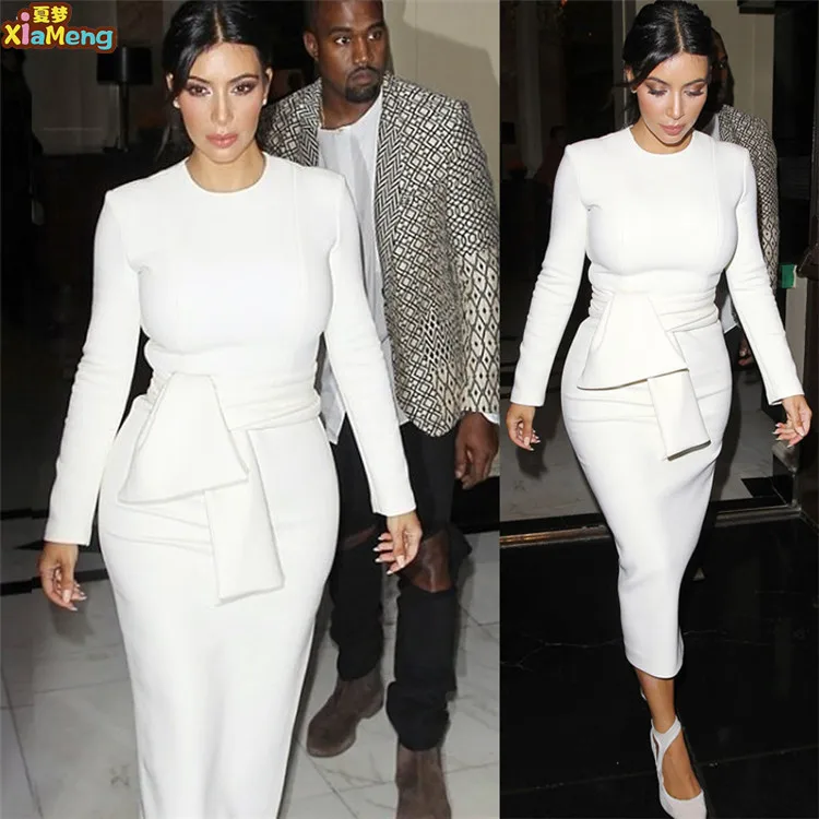 

Hot sale America ladies fancy dress women office wear long sleeve evening dress, As picture