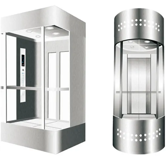 OTSE commercial building shopping mall panoramic passenger elevator