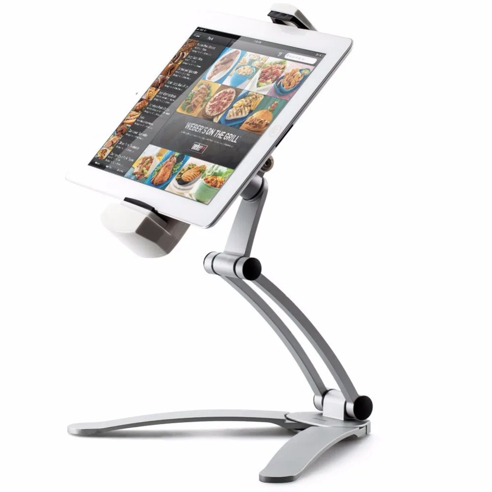 2-in-1 Kitchen Wall Countertop Desktop Tablet Mount Holder Stand For iPad Pro / Air / Mini