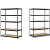 Garage storage used metal chipboard rack shelf for spare parts