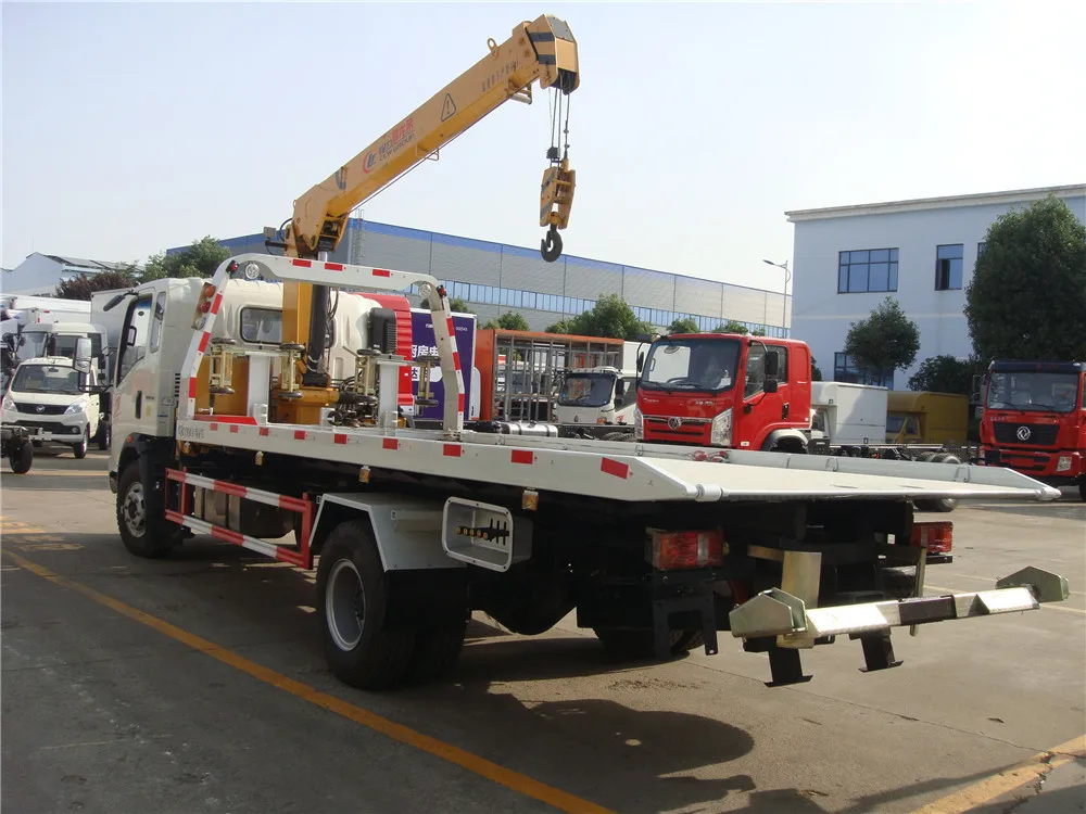Right Hand Drive Sinotruk 6 Wheel 4ton Self Loader Tow Truck With Crane Buy Self Loader Tow