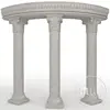 Luxury Decoration Royal Cream Marble Columns For Sale