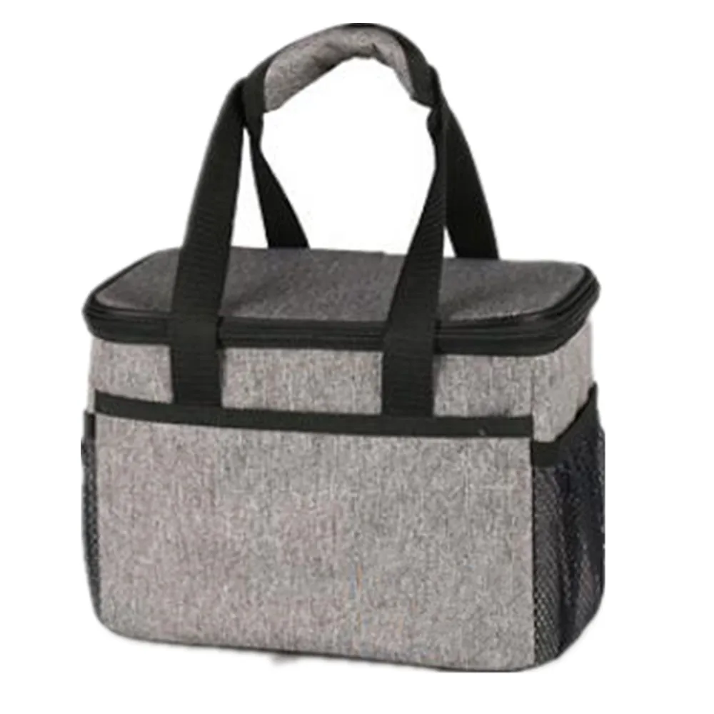 

Snow fabric customized insulated cooler lunch bag