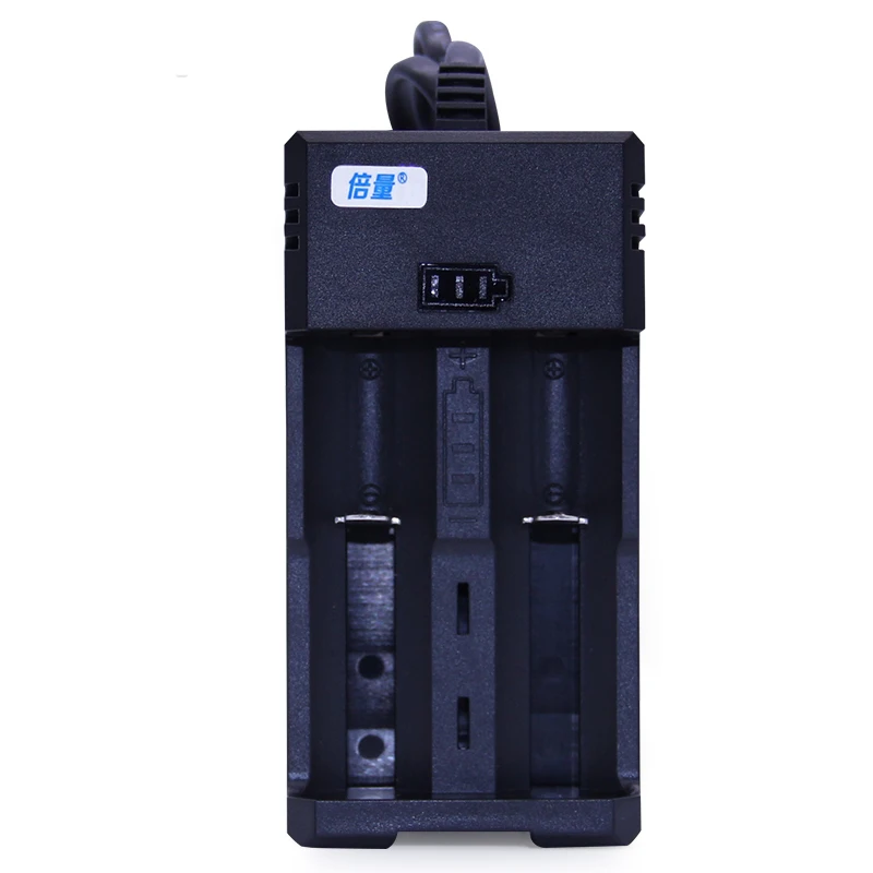 

Doublepow K65 2 Slots Lithium 18650 Battery Charger for 3.7V 18650 26650 26500 Rechargeable Li-ion Battery