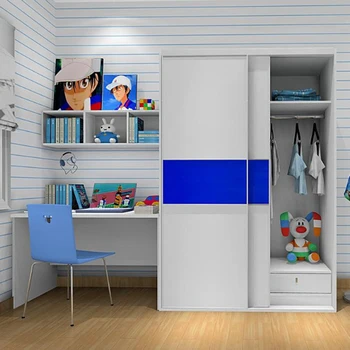 Kids Sliding Door Wooden Almirah Designs Wardrobe With Book Shelf Buy Kids Wardrobe Sliding Door Wooden Almirah Designs Wardrobe With Book Shelf