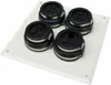 High quality wall entry system (6 holes) / cable wall entry plate