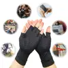 Fingerless arthritis gloves spandex copper compression arthritis gloves