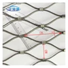 stainless steel wire rope zoo animal x-tend mesh net for green wall