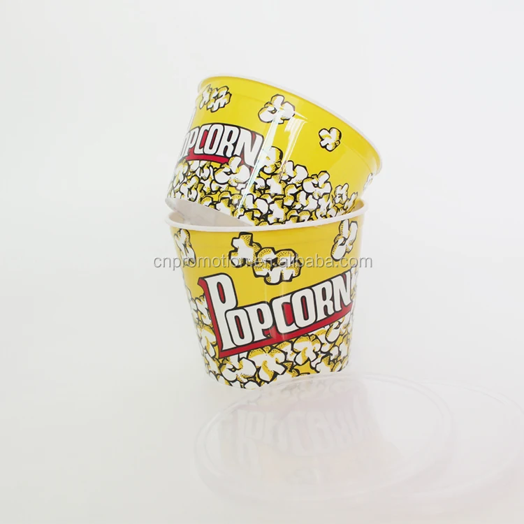 Multiple Sizes Take Out Disposable Plastic Popcorn Bucket Popcorn Cup