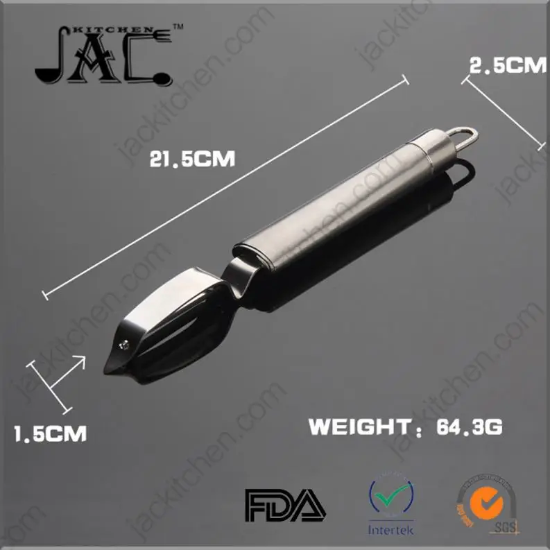 2017 Newest Gadgets Flexible Stainless Steel Vegetable Knife Peeler