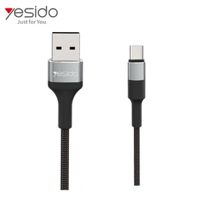 Black mfi nylon fiber for iphone charger cable ,for iphone 8 apple certified braided cable