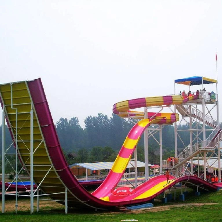用于水上公园设备的玻璃纤维湍流漂流水滑梯