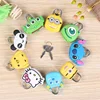 Kawaii Security Cartoon Mini Cartoon Padlock Lock With Keys
