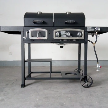 Gas Charcoal Smoker 3 In 1combo Barbecue Grills For Backyard Gas Charcoal Smoker 3 In 1combo Barbecue Grills For Backyard