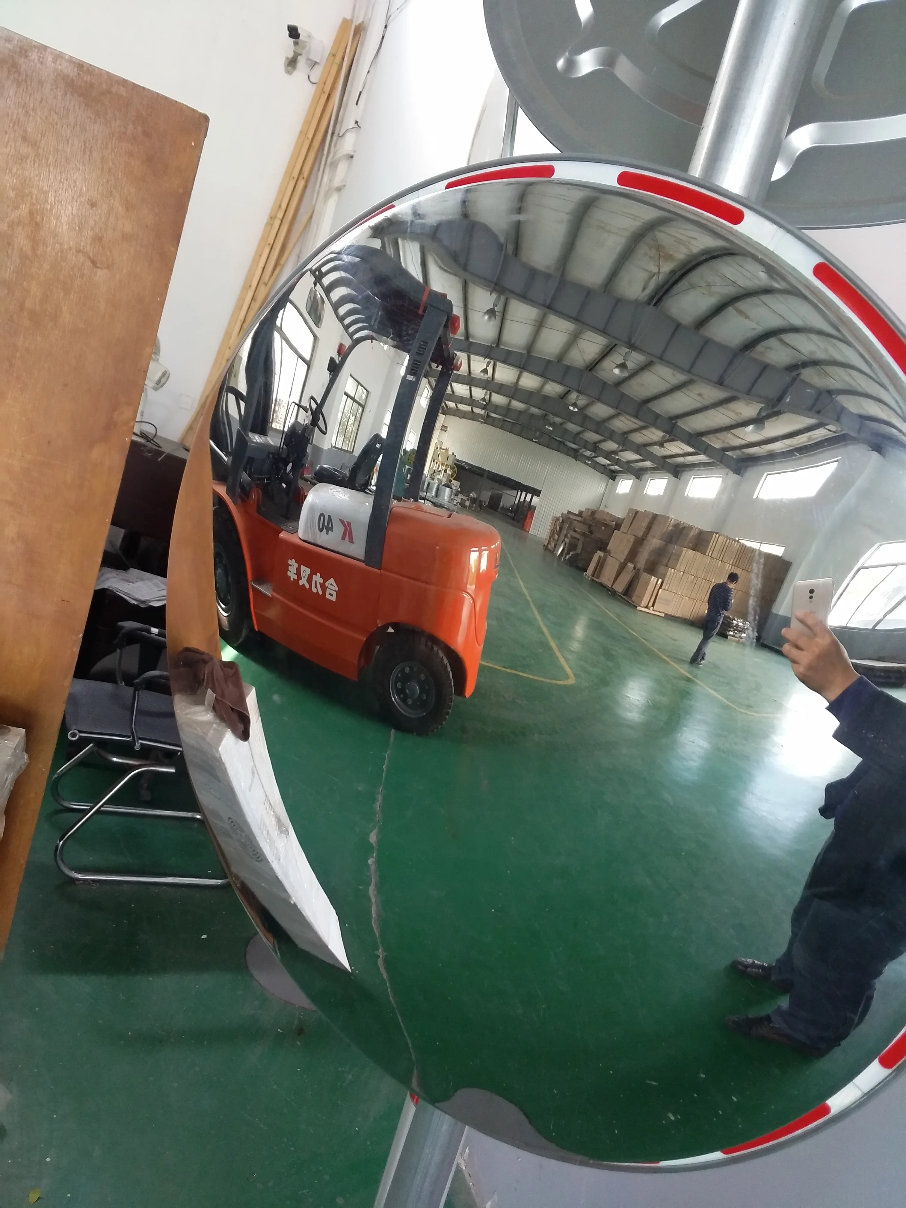 
60cm, 80cm, 100cm Road Safety Traffic Convex Mirror Supplier 