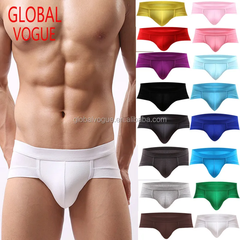 

15 Colors High quality Sexy fashion brand Modal U convex men's underwear briefs male modal panties male sexy panties briefs, 16colors as picture show