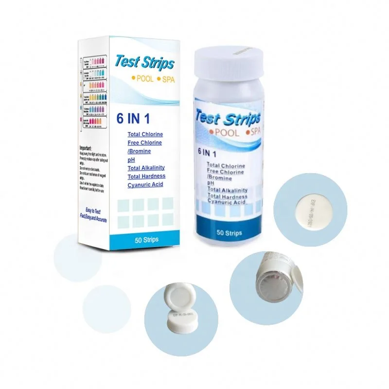 
Water Test Strips 6 In 1 Drinking Water Test Strips, Pool Test Strips 