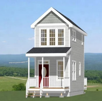 Log Cabin Tiny Home 2 Story Prefabricated House Assembled - Buy Tiny ...