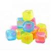 cute colorful reusable plastic ice cube for drinks
