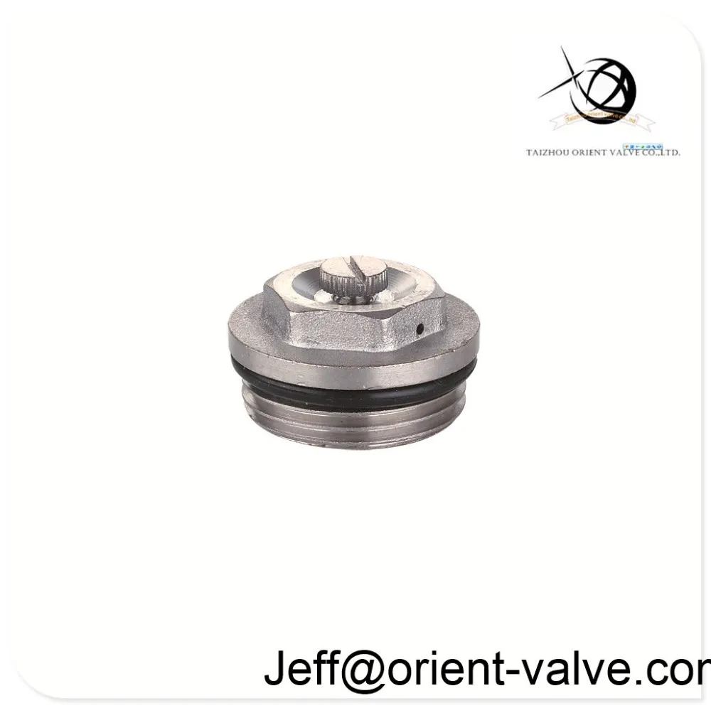 Brass Nickel Plated Air Vent Valve Buy Radiator Air Vent Valve