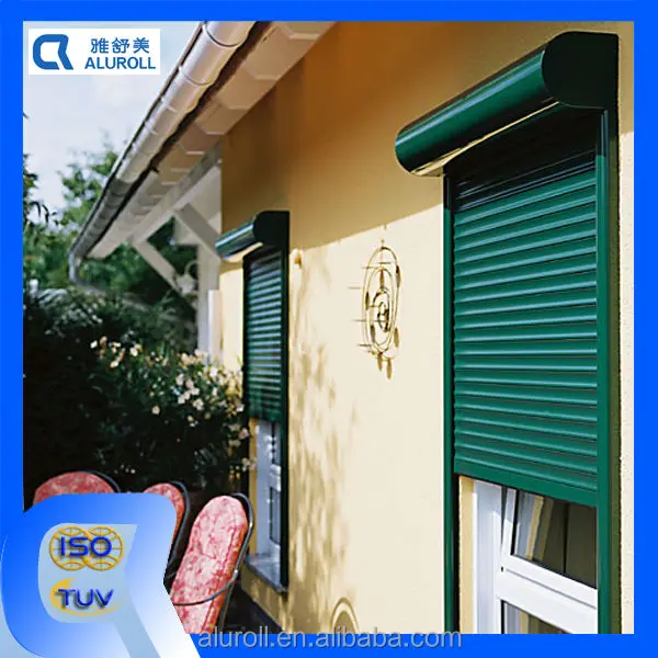 
Babylon Style Exterior Remote Control Metal Roll Up Windows Shutter 