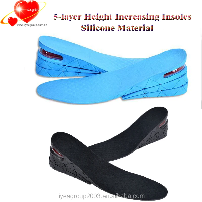 Silicone Shoe Inserts To Add Height Silicone Height Insoles 3 Inches