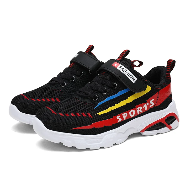 

Dropship New Comfortable Boys Kids Winter Shoes 2021 Black Children Air Sport Shoes