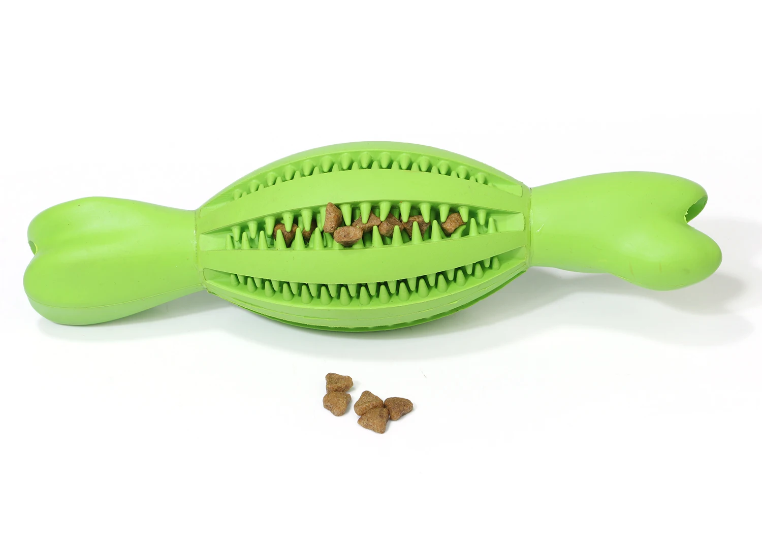 XJ103 Pet Rubber Toys Cross-border Cork Snack Molar Olive Molar Bone Dog Supplies Teeth Toys