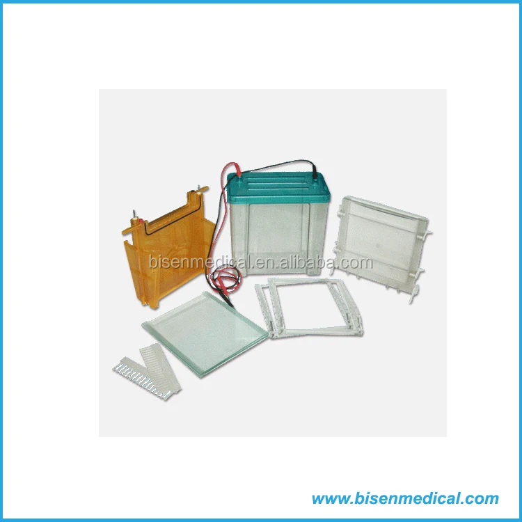 Apparatus Electrophoresis Cell With Agarose Gel Medium 10 15 Comb Wells Horizontal Cel