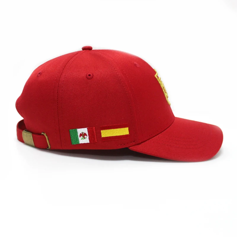 17 Years Manufacturer Plain Red Baseball Cap With Metal Buckle - Buy ...