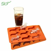 

Custom Creative 3D Dog Shaped Silicone Ice Cube Mold/Tray