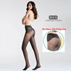 Anti-hook seamless apple hip hip up compression shaping pantyhose women sheer tights ultra sheer control top stockings