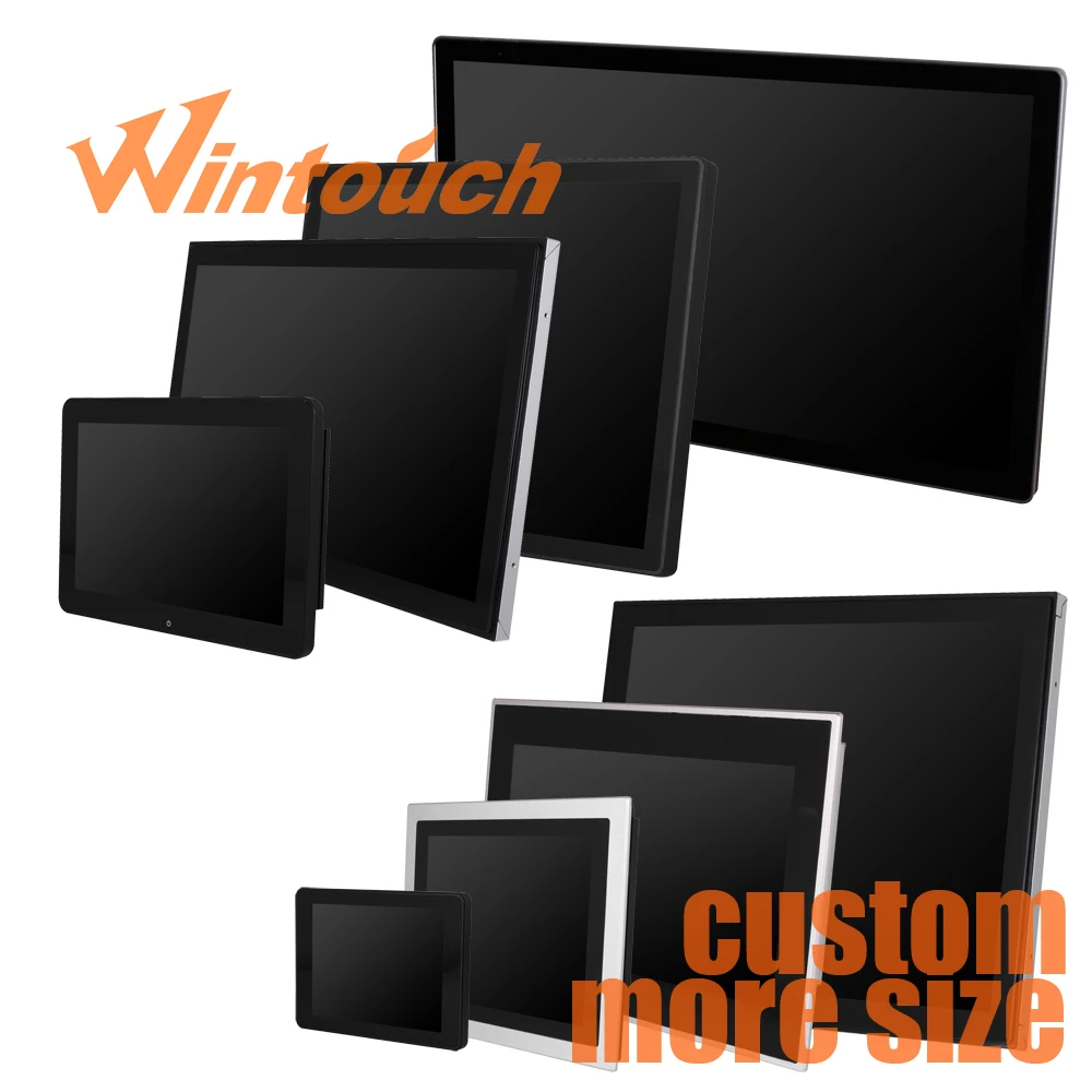 

custom more size capacitive touch screen monitor