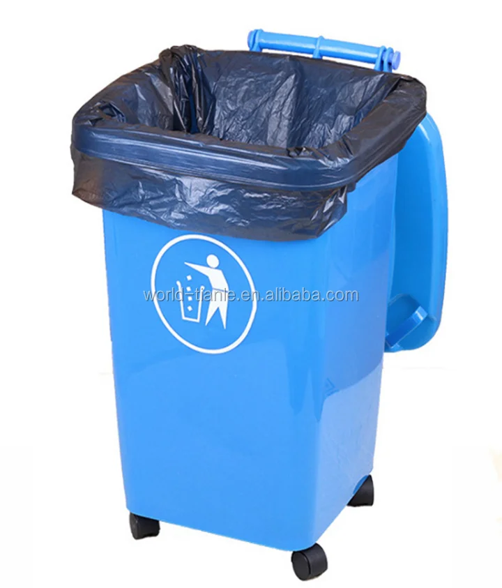 60 Gallon Black Heavy Duty Trash Garbage Can Liner Bags Buy Plastic