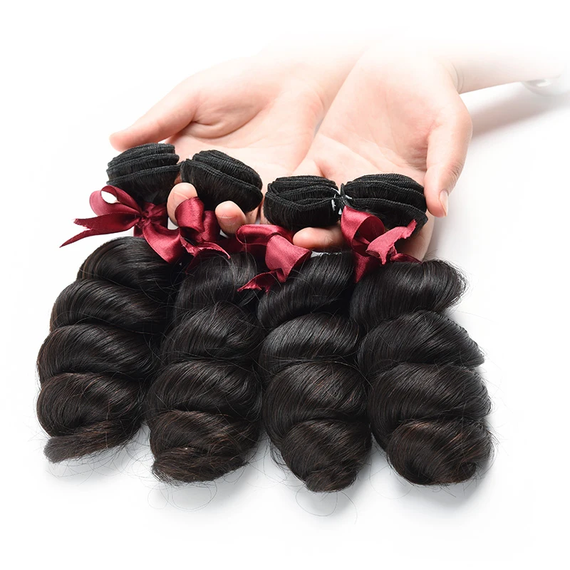 

Wholesale Unprocessed Raw Temple Indian Virgin Human Hair, 1b natural black