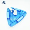 Cleanwell See-Thru classic Triangle shaped Weighted swiveling swimming pool and Spa Vacuum Head