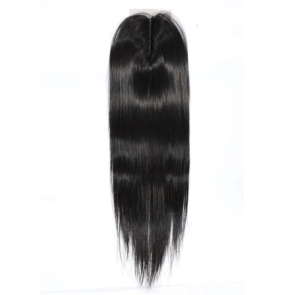 

Bliss Ruby straight black human hair alike lace closure wig Synthetic straight hair, N/a