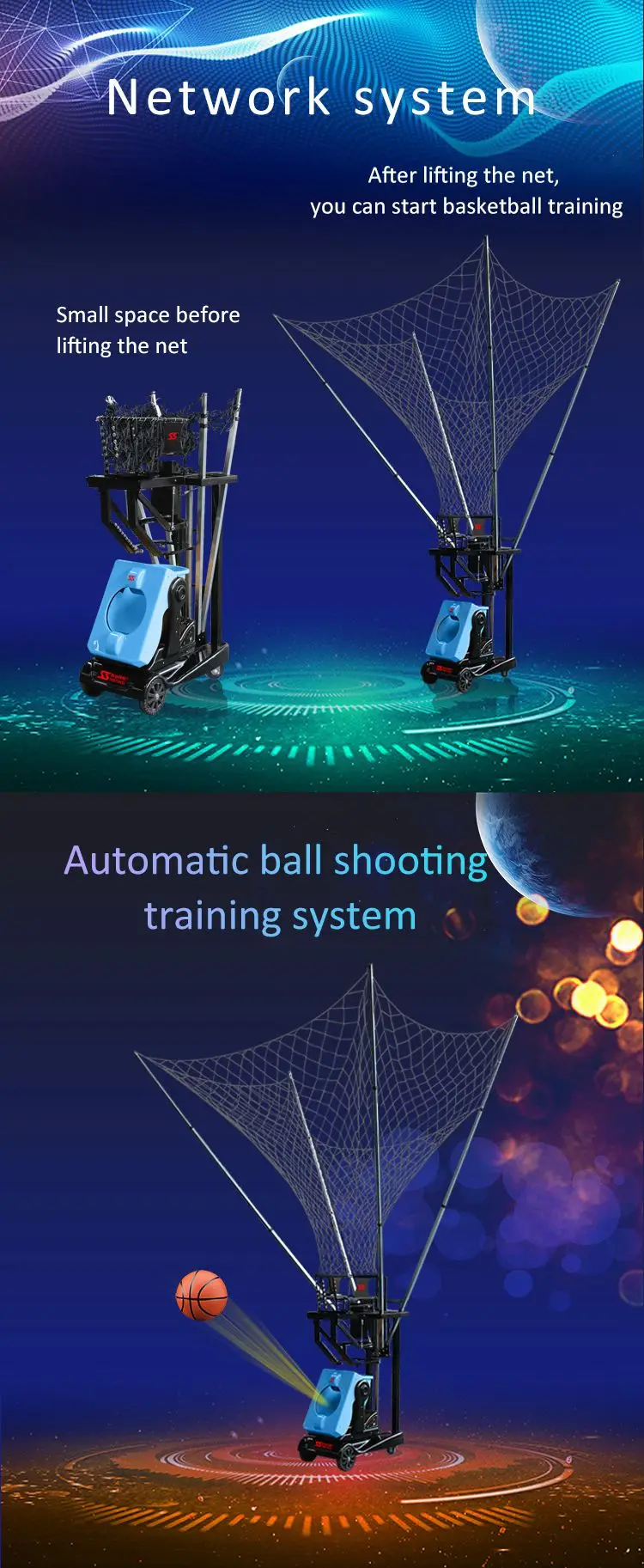 Intelligence Basketball Throwing Machine Basketball Launcher Buy
