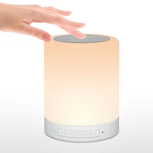 LED lamp touch  portable wireless bluetooth speaker