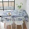 Hot selling Polyester underwater world printed table cloth spillproof water repellent table cover