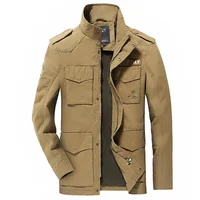 

2018 Multi Pocket Jacket Zipper Cotton Jackette For Men China Supplier, Military Field Jacket