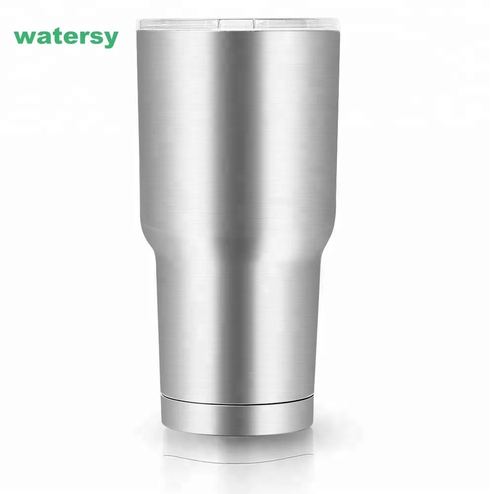 2020 new 30 oz double wall stainless steel vacuum tumbler with lid for keeping wine, coffee and tea