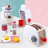 custom kids bread maker wooden kitchen toy set wooden toaster toy