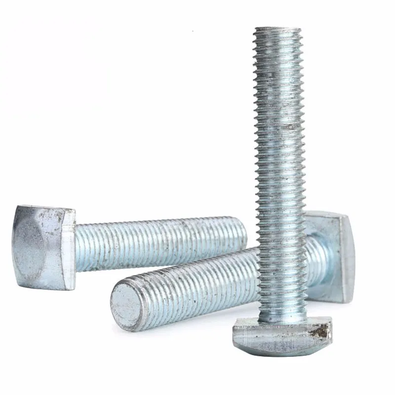 M10 Grade 10.9 High Tensile Carbon Steel Zinc Plated Square Head Bolt