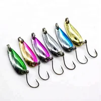 

HOT Sale wholesale muticolor2.8cm2.5g mini metal spoon fishing lure Trout Fishing