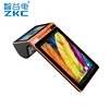 PC900 7 inch Handheld POS Barcode Scanner android mobile Handheld thermal printer with 1D 2D NFC