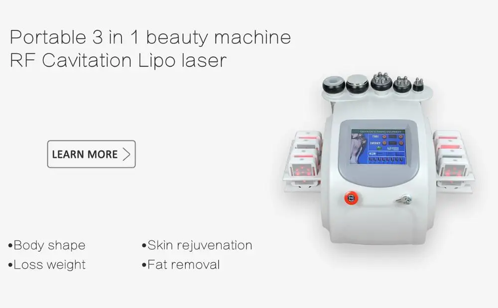 Portable precio de lipolaser machine with RF cavitation cryolipolysis machine